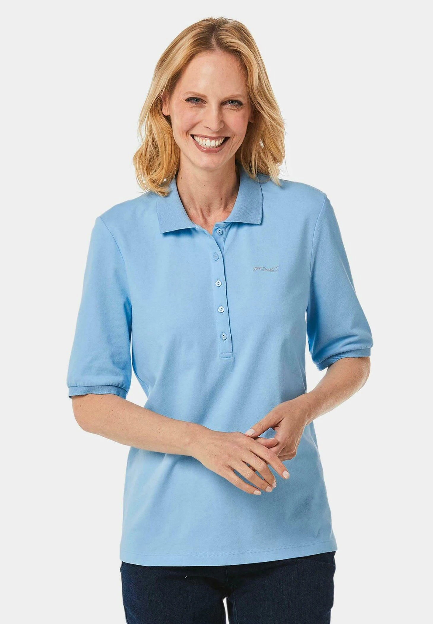 GOLDNER Poloshirt - Sky Blue 1 GOLDNER Poloshirt - Sky Blue