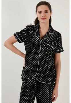 LELA Regular Fit Set - Pyjama - Black -Kleding Discount Winkel f991561f8e354da98598fd0ca61dbddf