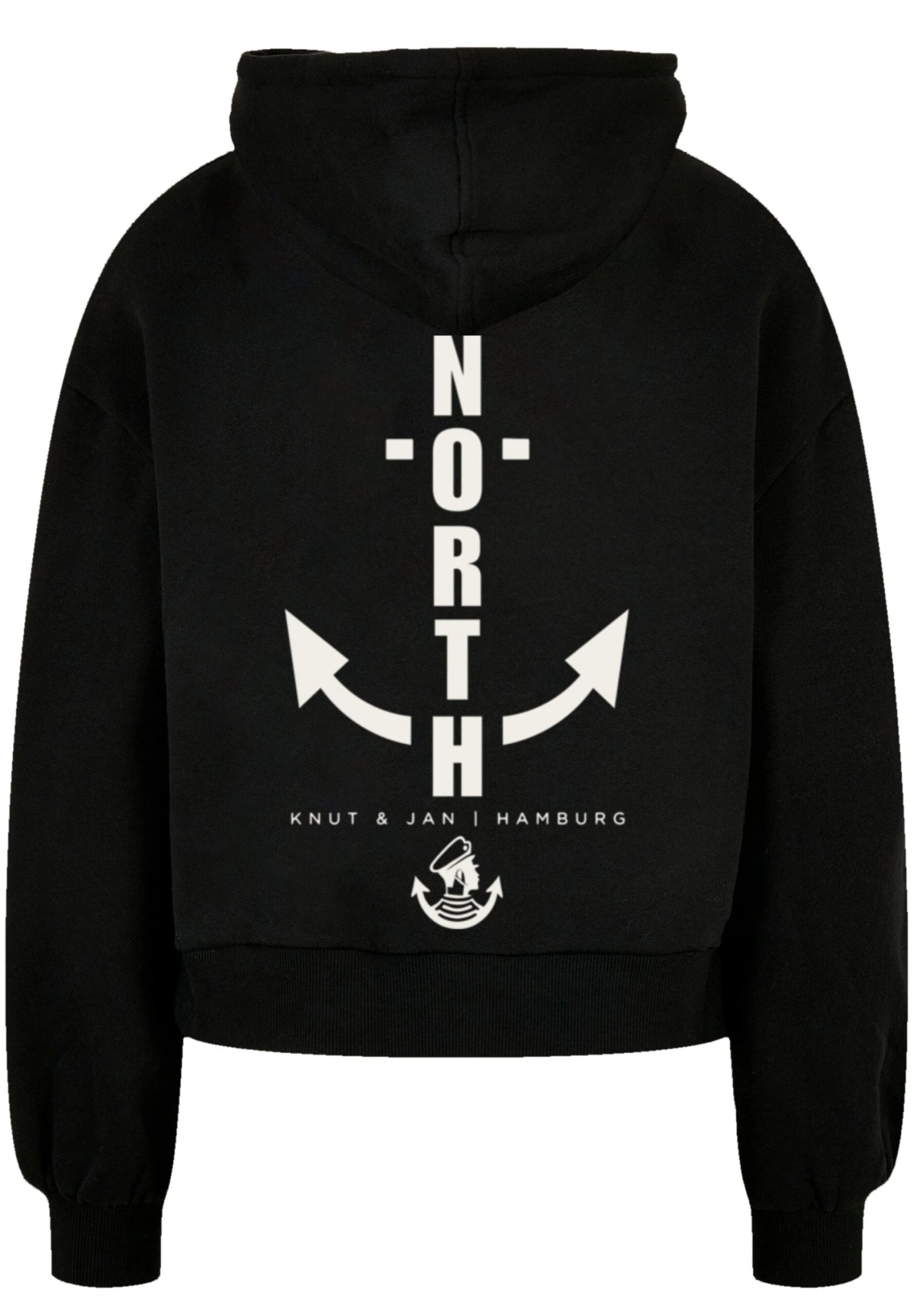 F4NT4STIC North Anchor Knut & Jan Hamburg - Hoodie - Schwarz 7 F4NT4STIC North Anchor Knut & Jan Hamburg - Hoodie - Schwarz - Afbeelding 7