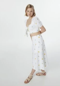 Twist Embroidered - A-Lijn Rok - White 8 Twist Embroidered - A-Lijn Rok - White -Kleding Discount Winkel fefadd8382fd440c98ea5b9c75dd1234