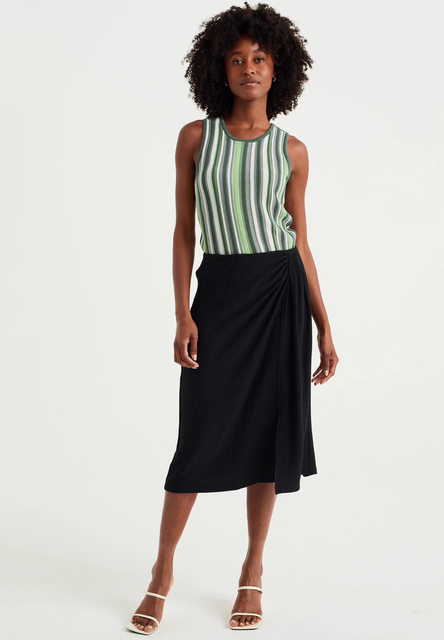 WE FASHION A-Lijn Rok - Black 2 WE FASHION A-Lijn Rok - Black - Afbeelding 2