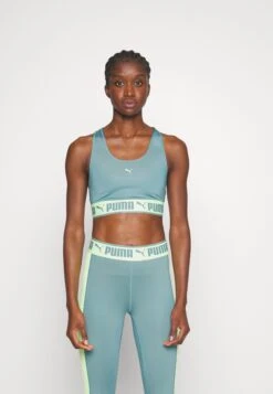 Puma Impact Strong Bra - Sport-Bh Met Medium Support - Bold Blue -Kleding Discount Winkel 08fdf622017641a59233b8f01a276426