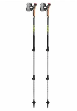 Leki Nordic Walking Traveller Alu Vario - Ski/Snowboard Accessoires - Schwarz Gelb