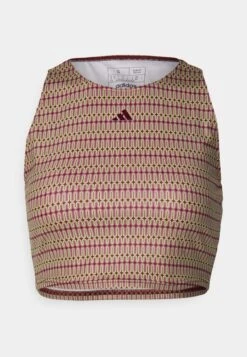 ADIDAS PERFORMANCE Yga St Aop Tk - Top - Shadow Red/Wonder Orchid -Kleding Discount Winkel 1a5970c24548482d8fae1af5c491d27c