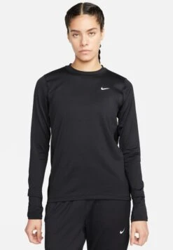 Nike Performance Lauf Crew Novelty - Longsleeve - Black Reflective Silv