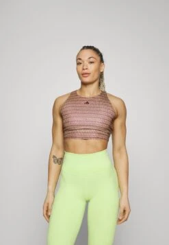 ADIDAS PERFORMANCE Yga St Aop Tk - Top - Shadow Red/Wonder Orchid