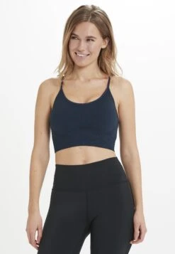 ATHLECIA Foan W Seamless - Sport-Bh Met Medium Support - 2101 Dark Sapphire