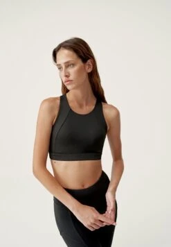 Born Living Yoga Indi - Sport-Bh Met Light Support - Black