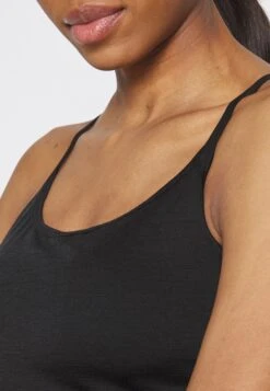 Icebreaker Merino Siren Bra Cami - Hemd - Black -Kleding Discount Winkel 50dfb9fe65194c0bac858e62f0fd1afe