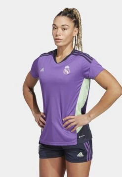ADIDAS PERFORMANCE Real Madrid Condivo 22 Training - Sport T-Shirt - Active Purple