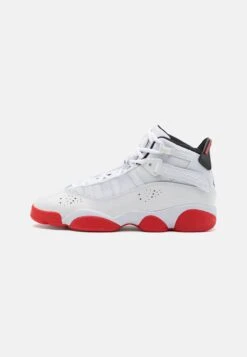 Jordan 6 Rings Unisex - Basketbalschoenen - White/University Red/Black